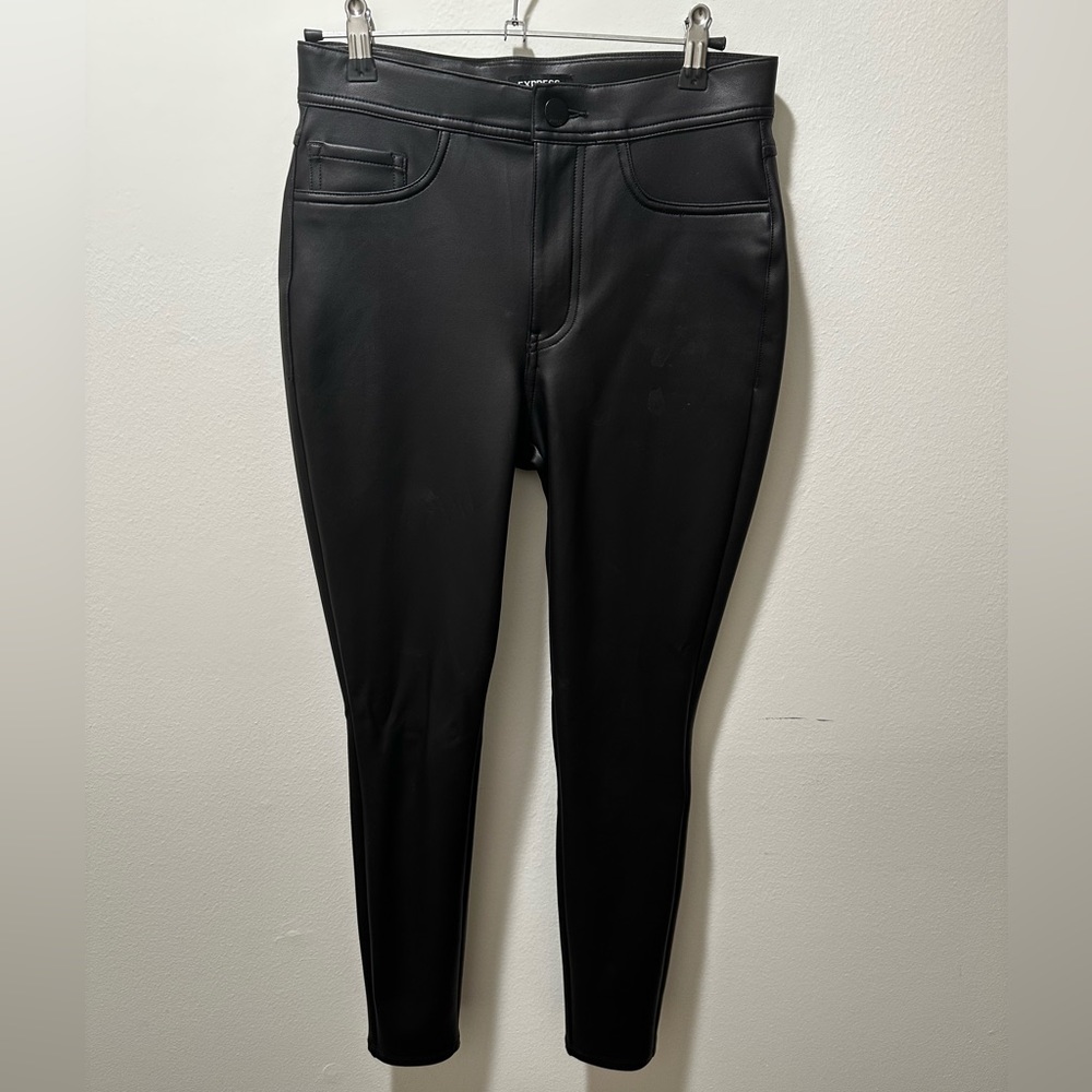 Express High Waisted Leather Pants